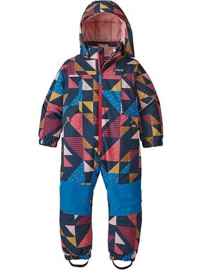 Patagonia Baby Snow Pile One-Piece Suit Cozy As It Gets Crater Blue 6-12mo NWT